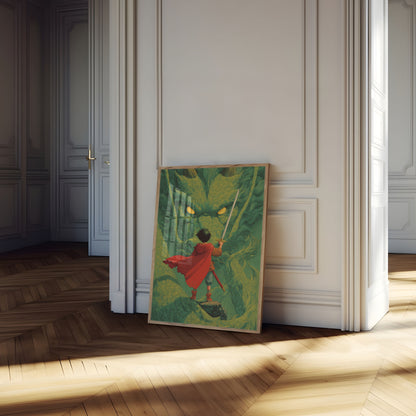 Póster de enfrentamiento del Caballero Dragón