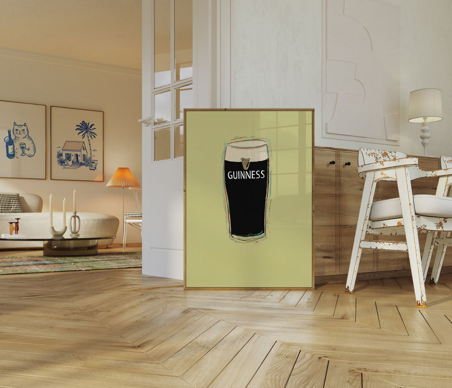 Classic Guinness Dark Beer Poster