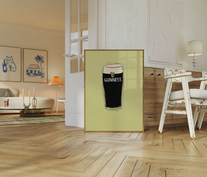 Classic Guinness Dark Beer Poster