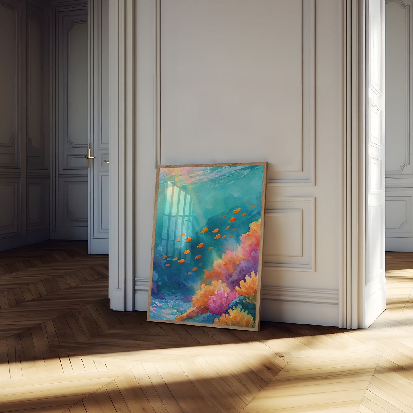 Underwater Coral Reef Fish Poster