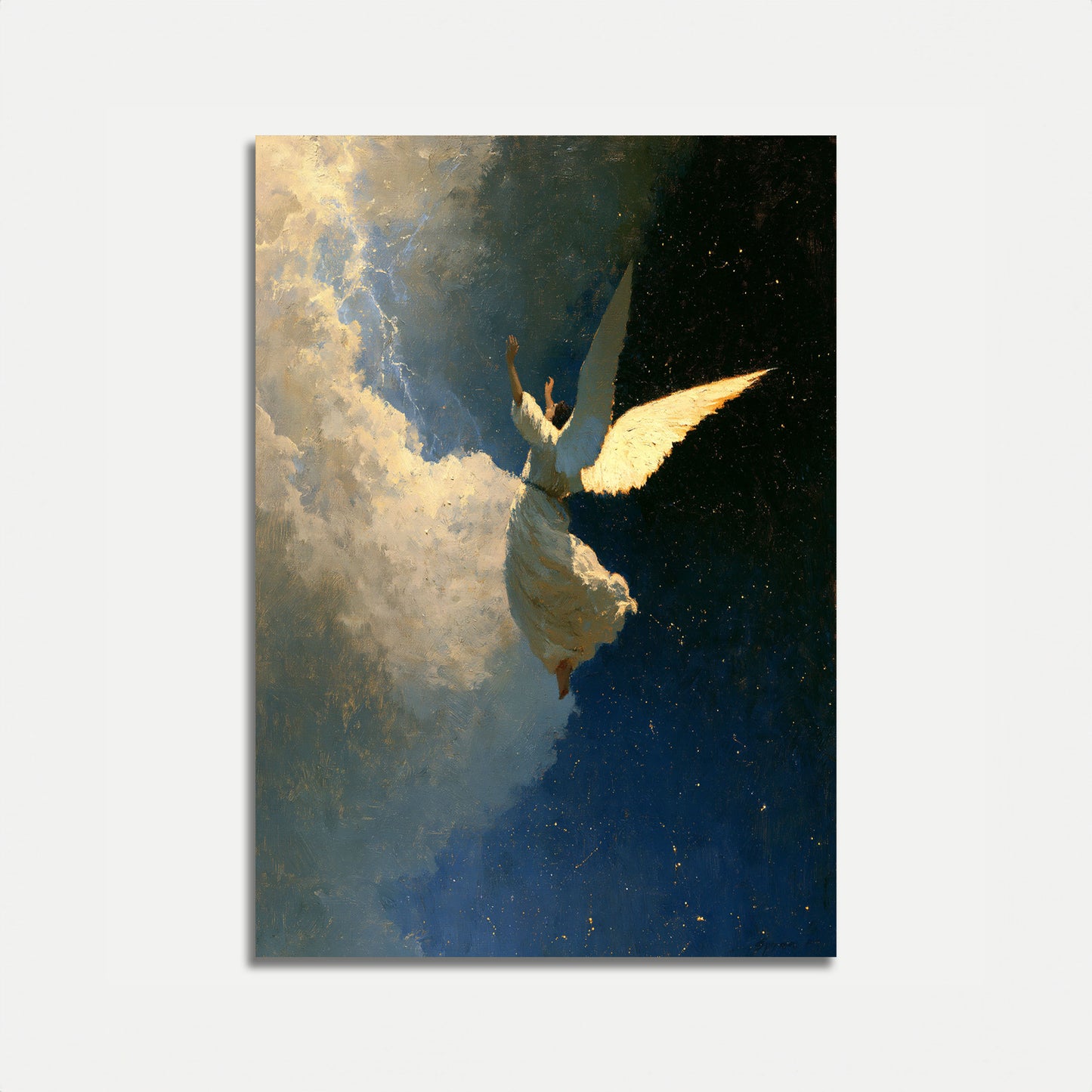 Angel Ascending to Heaven Poster