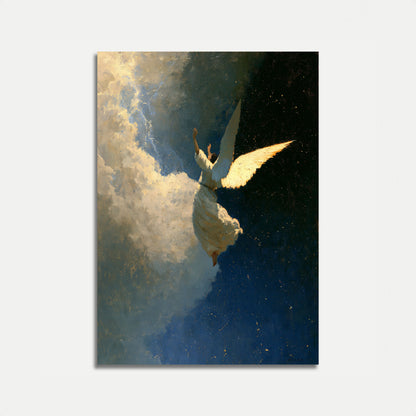 Angel Ascending to Heaven Poster