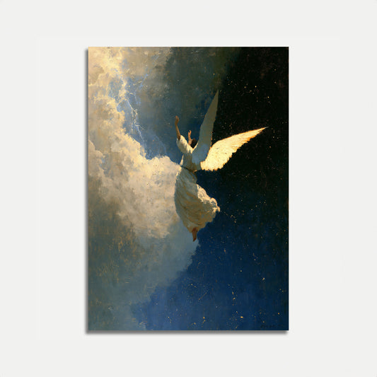 Angel Ascending to Heaven Poster