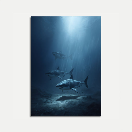 Depths of the Shark Poster