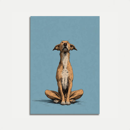 Affiche de yoga Zen Dog