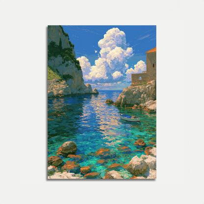Póster Cala Costera Mediterránea