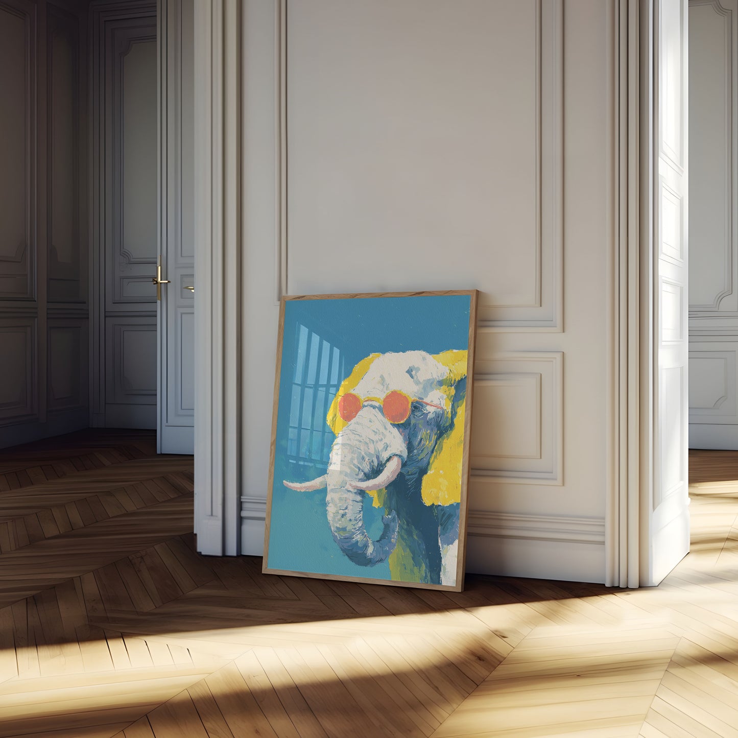 Cool Elephant in Sunglasses Poster