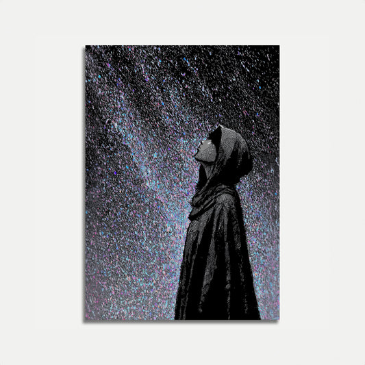 Cyfrowa Plakat Postaci Kosmicznej