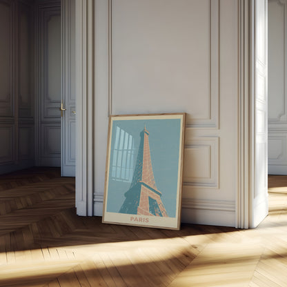 Manifesto Vintage Torre Eiffel Parigi