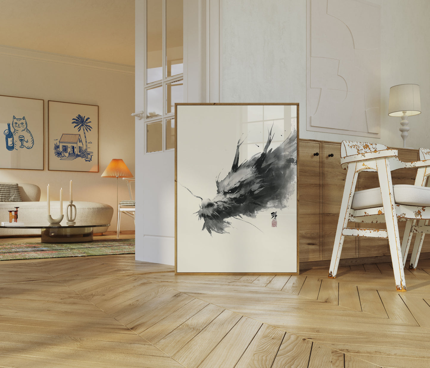 Mystic Dragon Spirit Poster