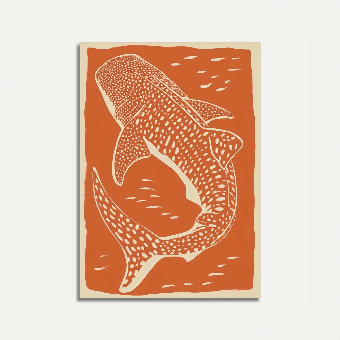 Spotted Whale Shark Ocean Poster