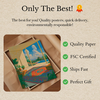 Middelhavsterrasse Hager Plakat
