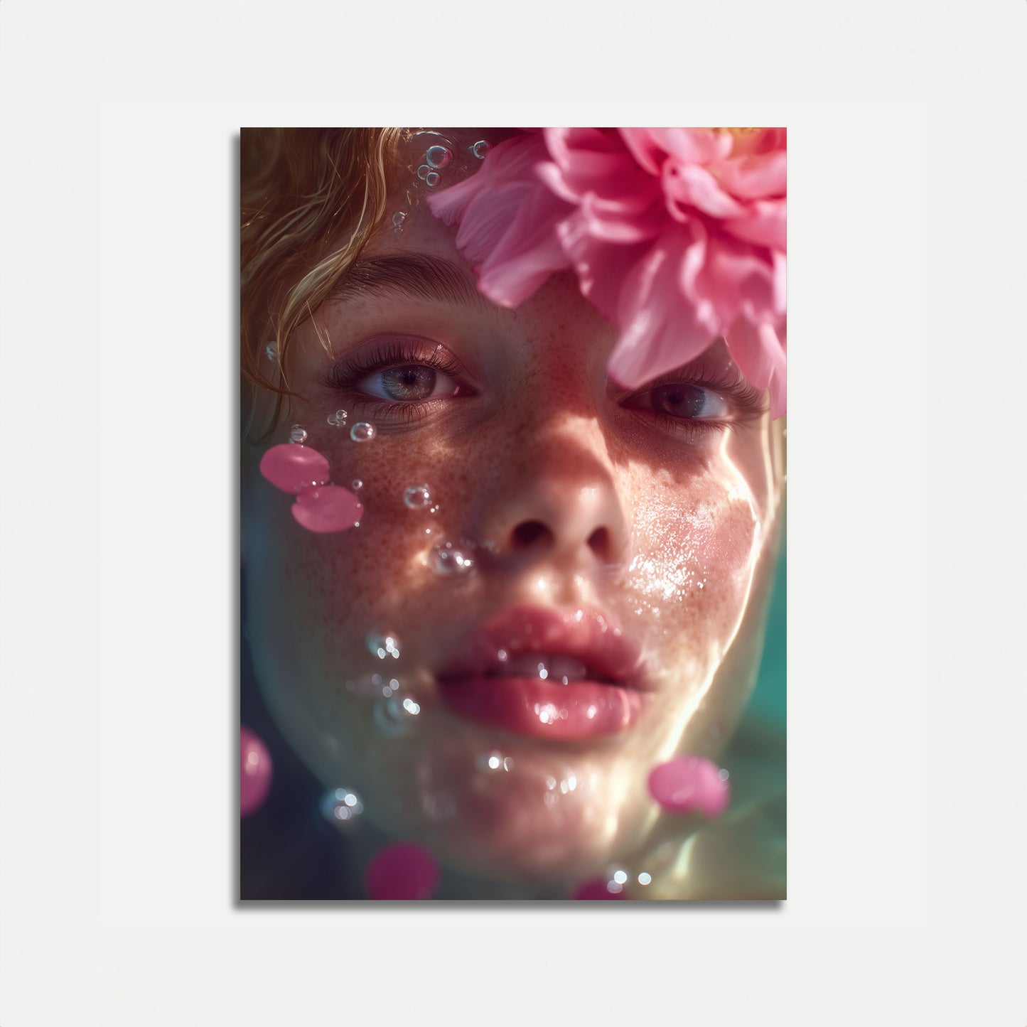 Pink Floral Beauty Poster