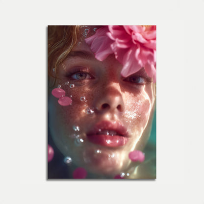 Pink Floral Beauty Poster