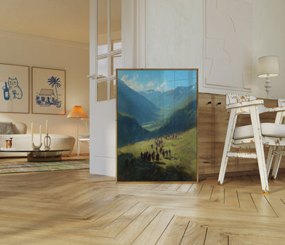 Oude Krijgers Bergvallei Poster