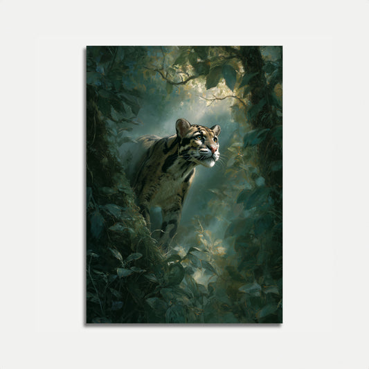 Mountain Lion in Jungle Poster