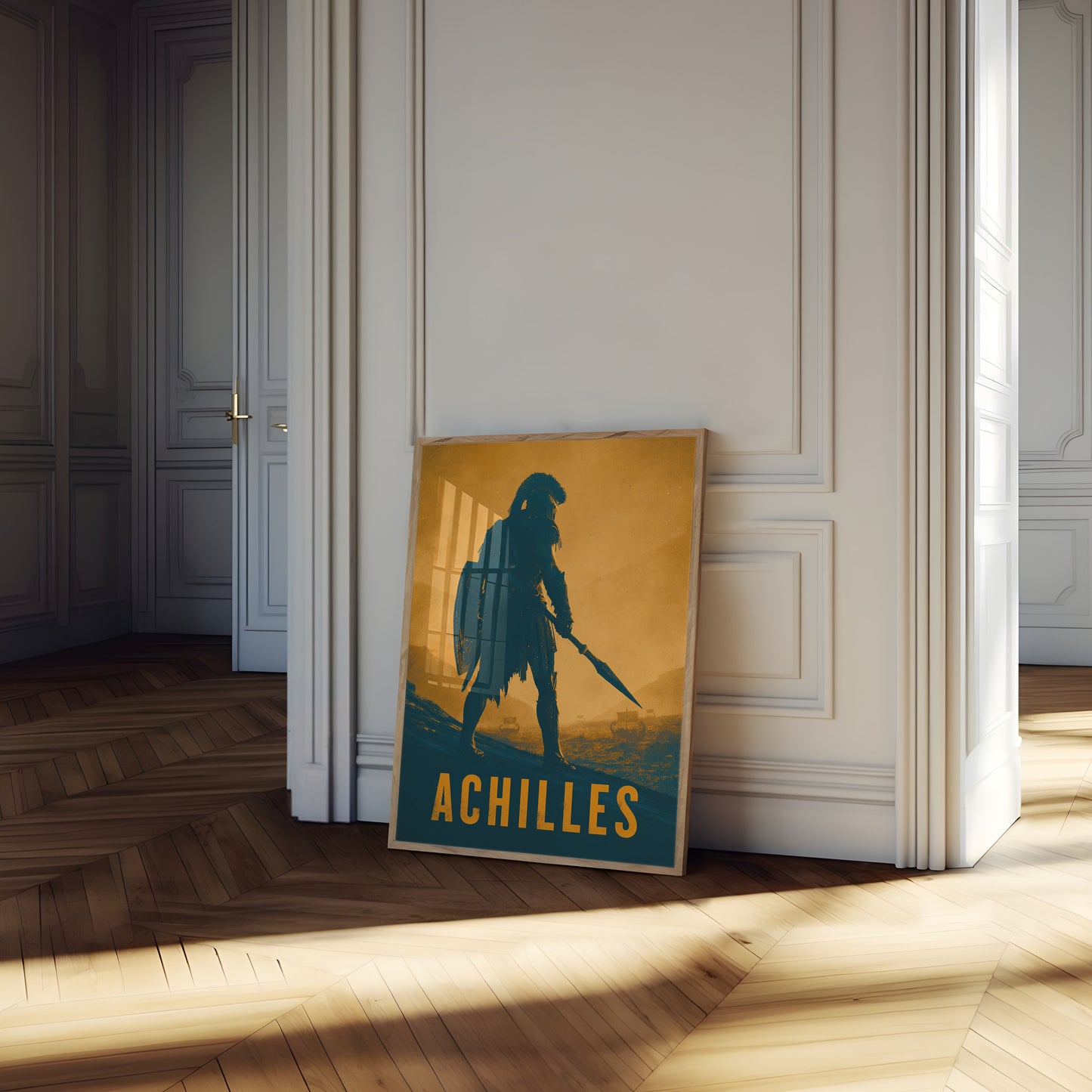 Achilles Warrior Ancient Hero Poster