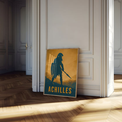 Achilles Warrior Ancient Hero Poster