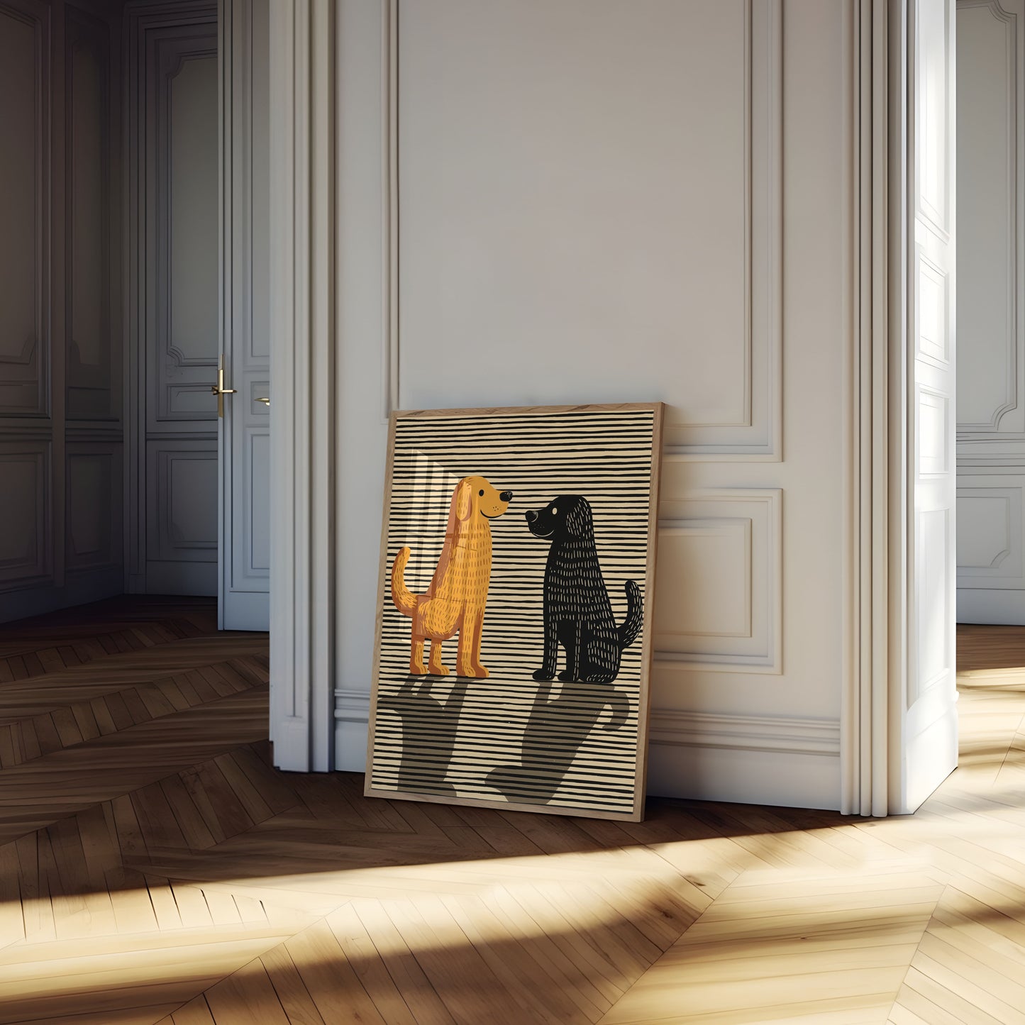 Best Friends Forever Dog Poster