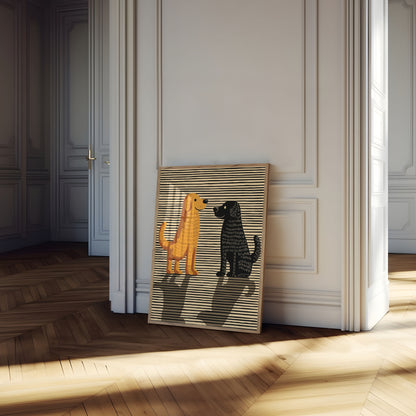 Best Friends Forever Dog Poster