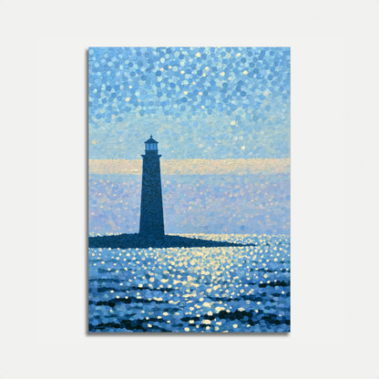 Fyr ved Havet Plakat