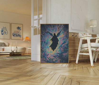Celestial Angel Wings Poster