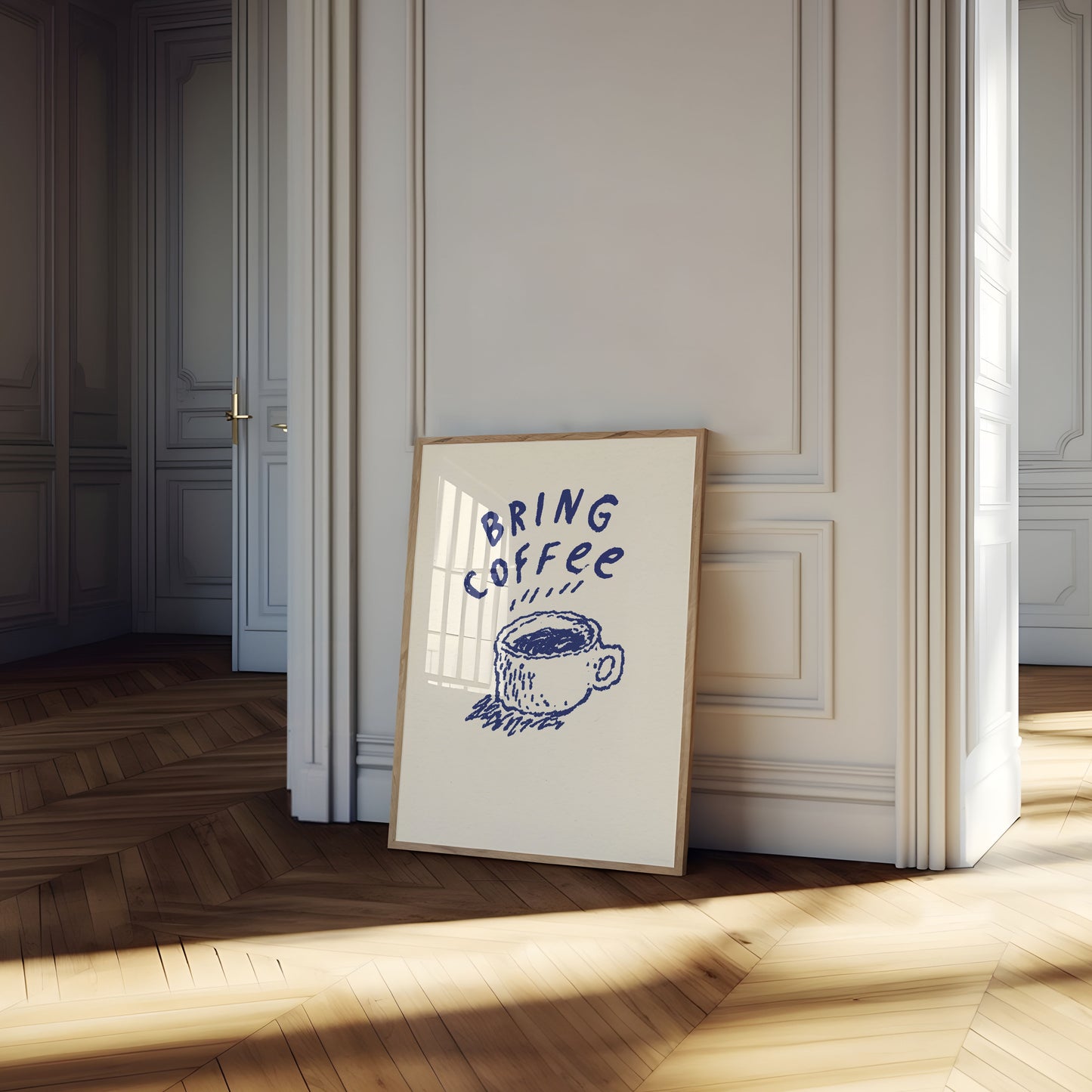 Bring Coffee Morning Ritual Poster