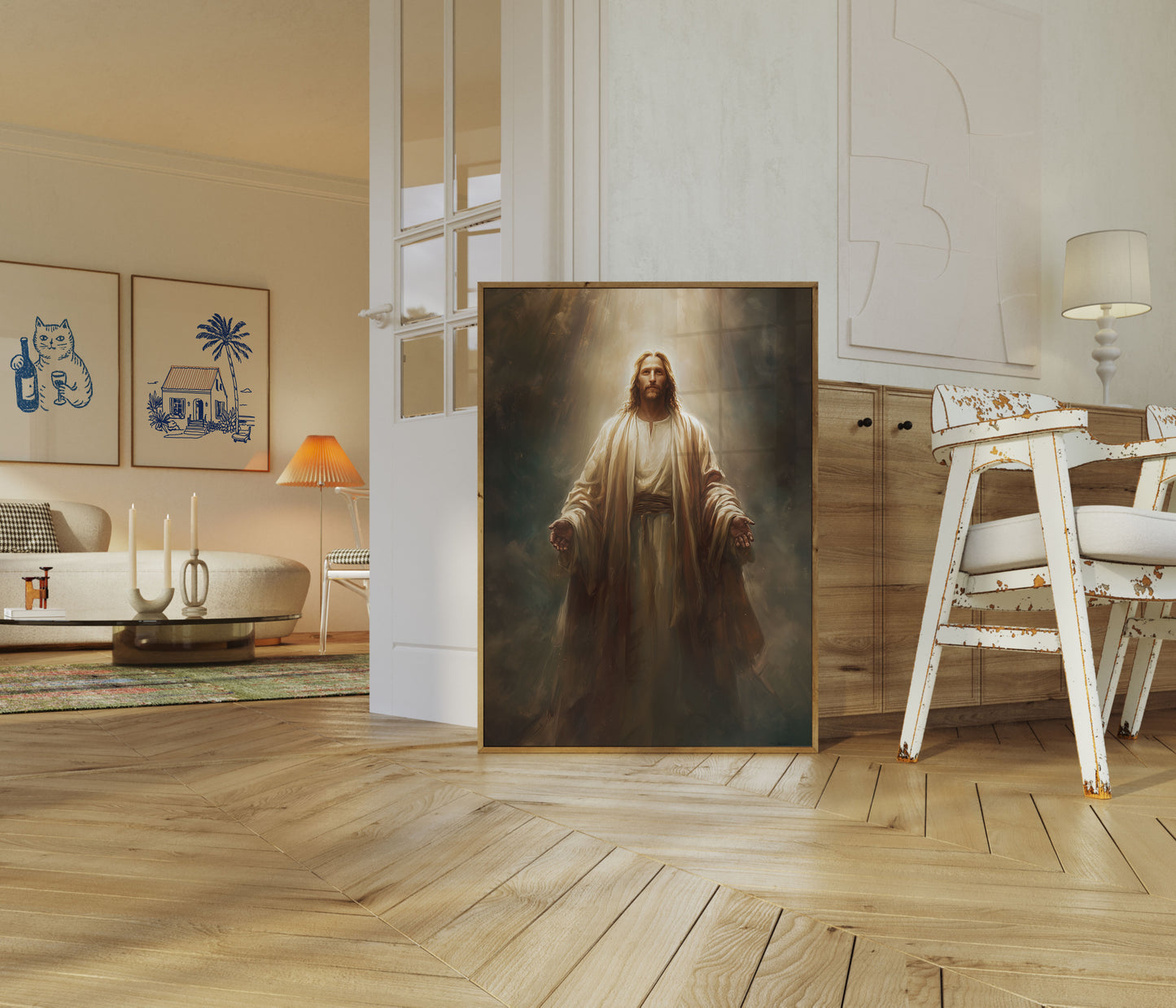 Divine Light of Faith Poster