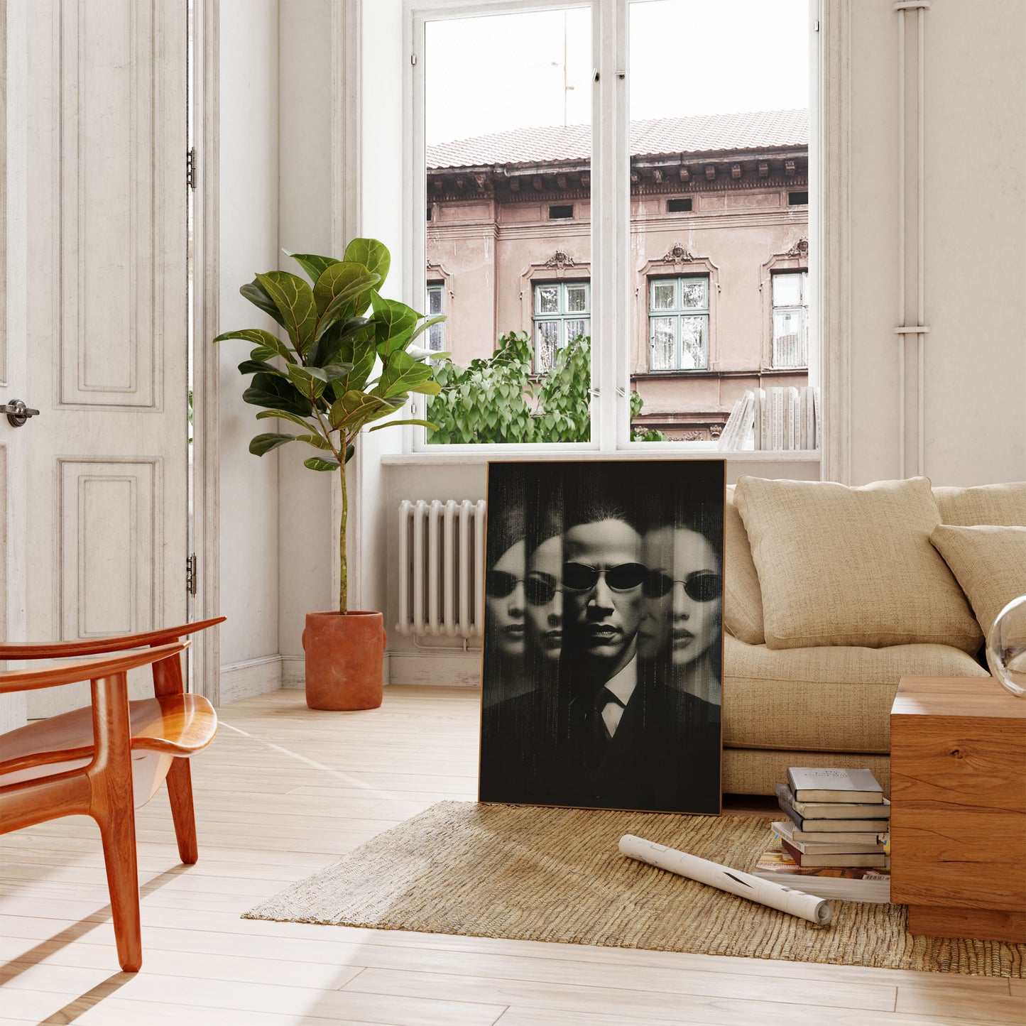 Matrix Digitales Bewusstsein Plakat