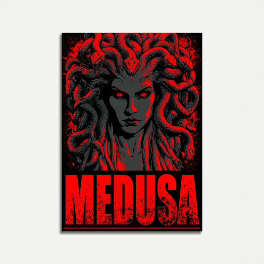 Medusa Mythical Goddess Poster