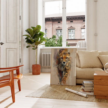 Fierce Gaze Cheetah Poster