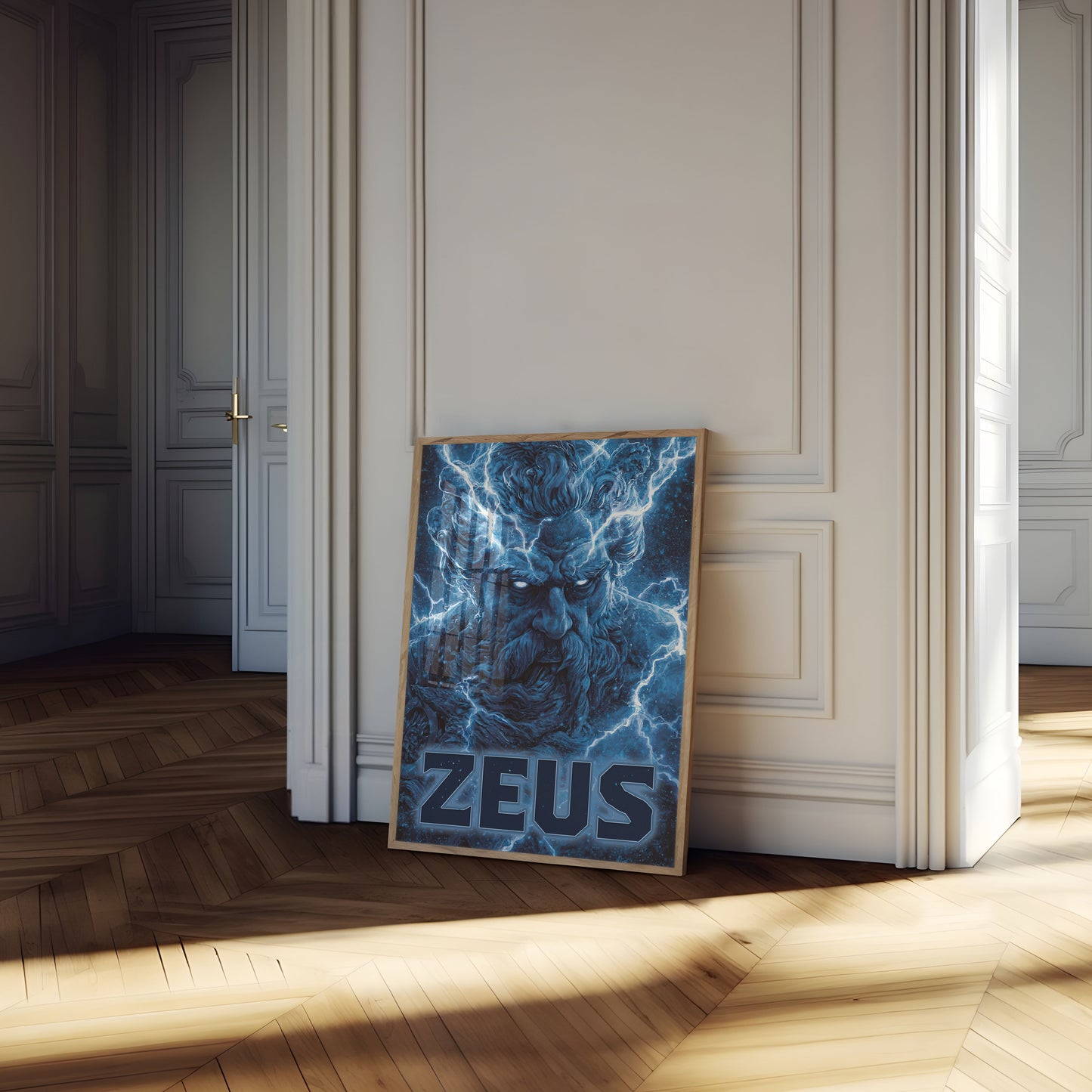 Zeus Storm God Poster