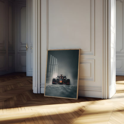 Plakát Závodu Formule 1 v Dešti