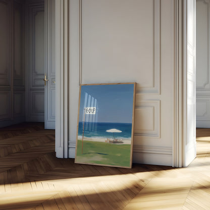 Coastal Golf Retreat Poster