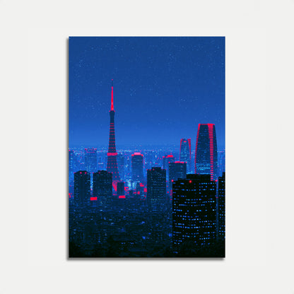Tokyo Neon Cityscape Plakat