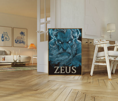Zeus God of Thunder Poster