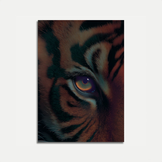 Tiger Eye Close-Up Poster