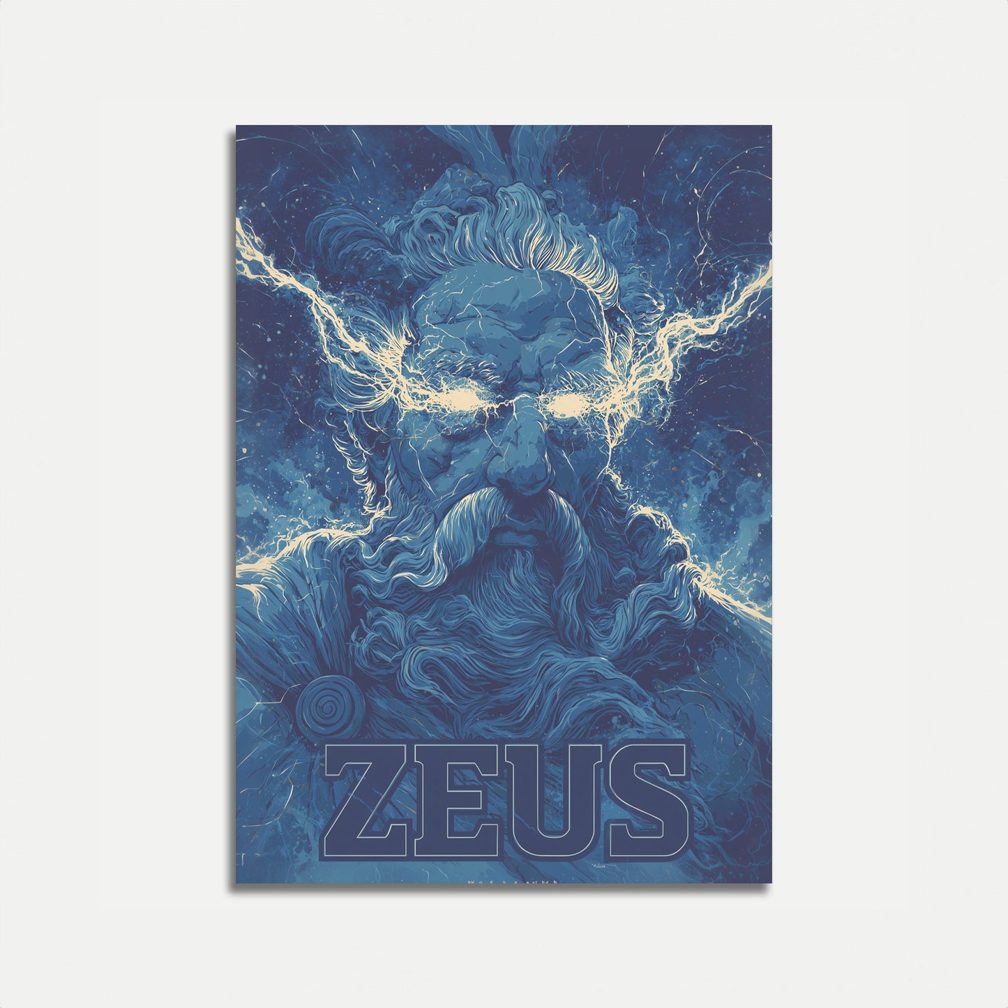 Zeus God of Thunder Poster