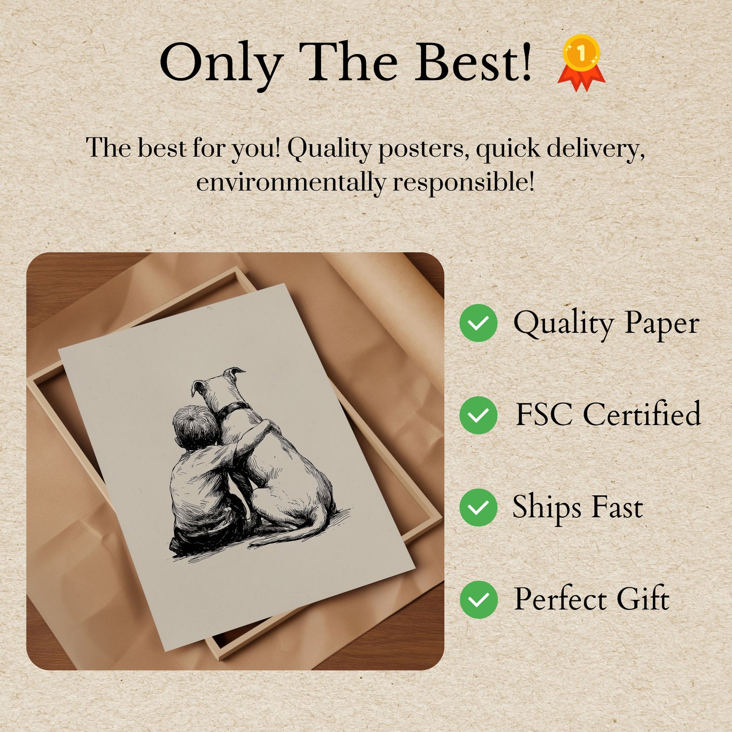 Loyal Companion Embrace Poster