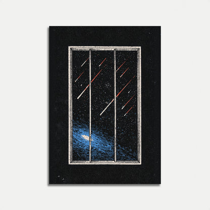 Meteorregn Natt Vindu Plakat