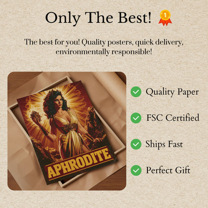Aphrodite Greek Goddess Poster