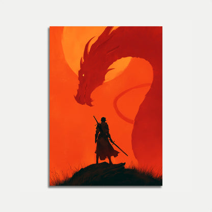 Dragon Knight Confrontation Poster
