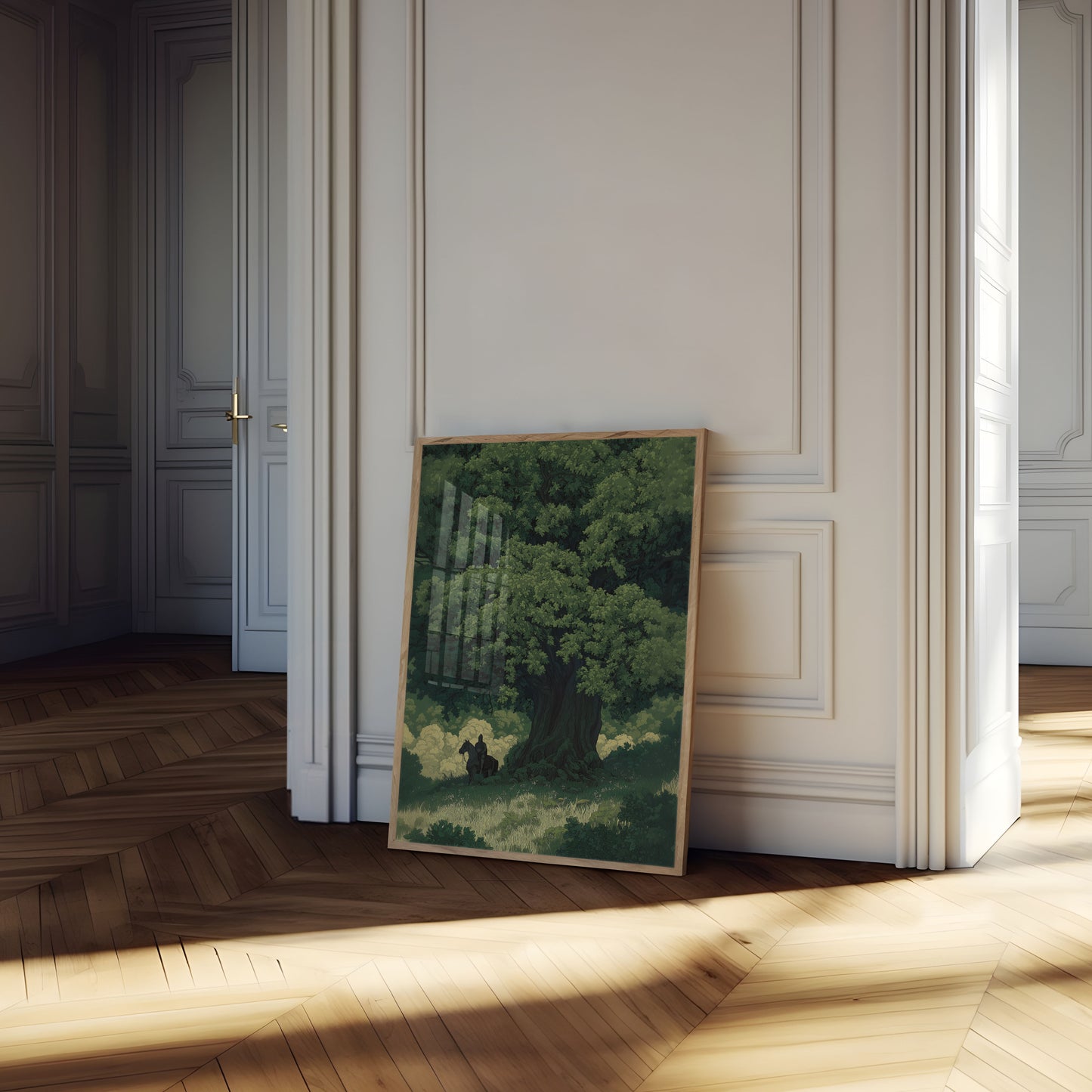 Dark Forest Guardian Poster