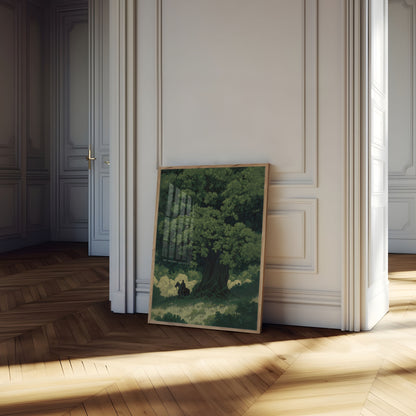 Dark Forest Guardian Poster