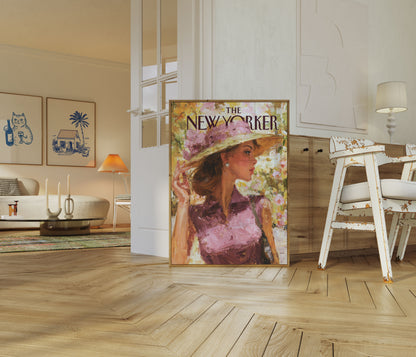 Elegant New Yorker Summer Poster