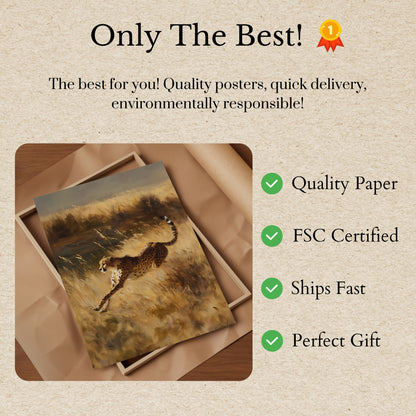 Póster de Swift Cheetah Wilderness