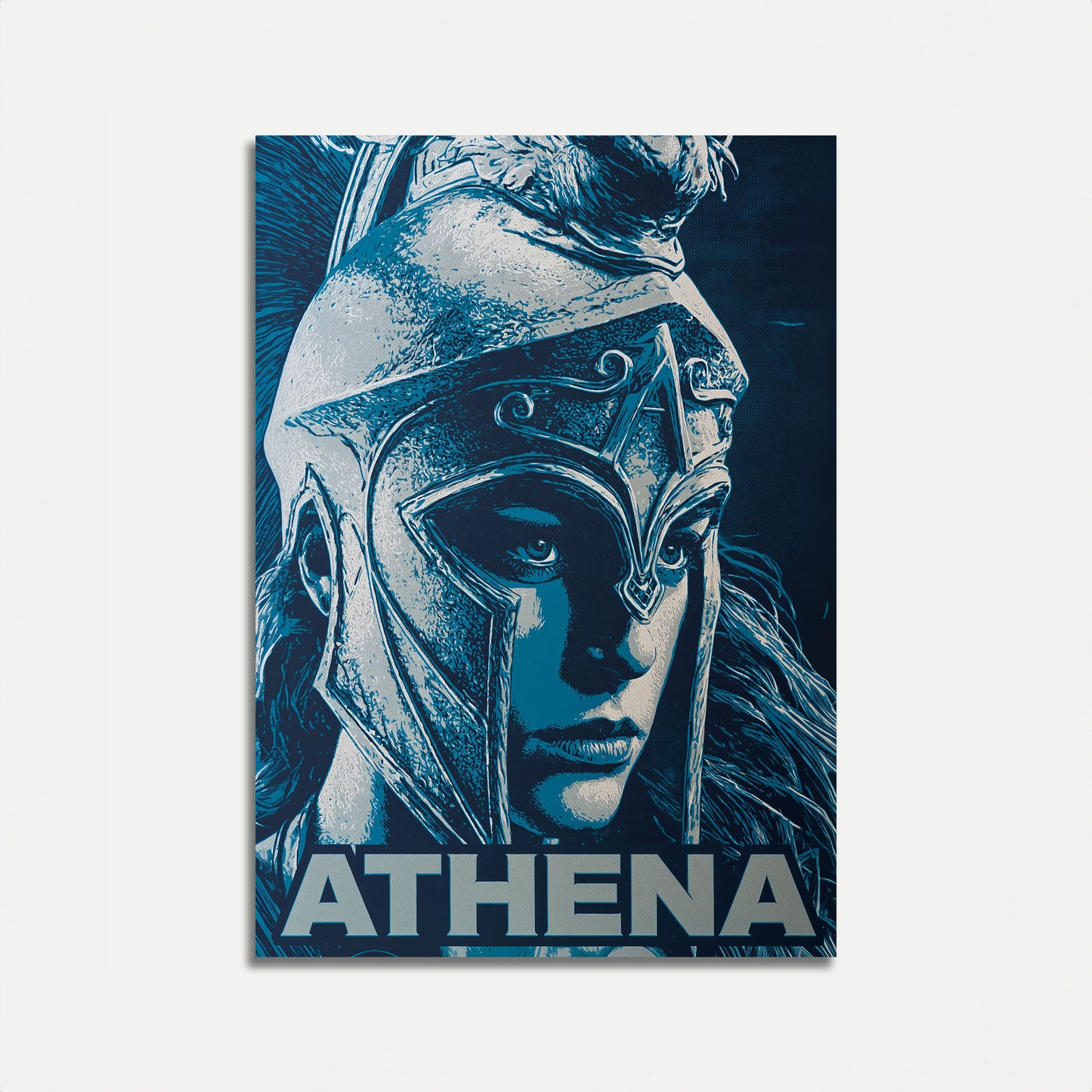 Athena Greek Goddess Poster