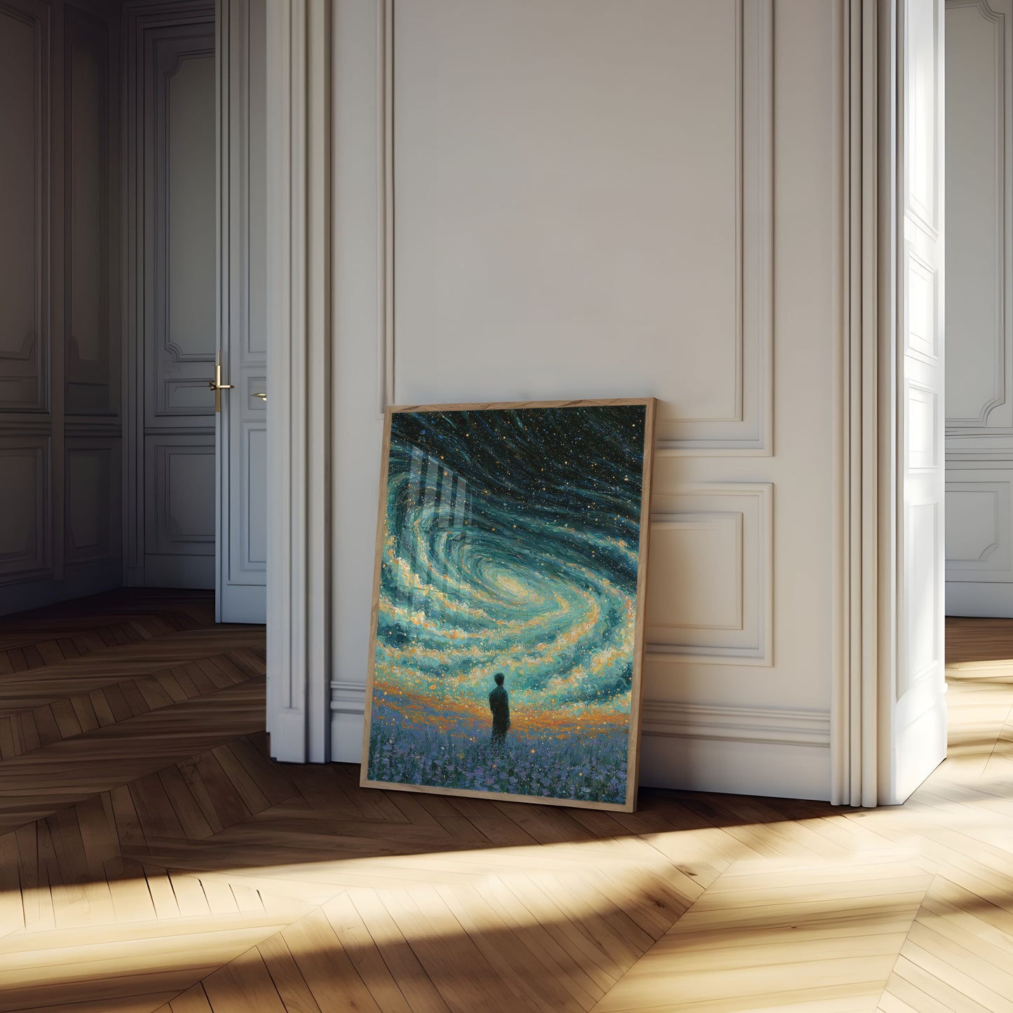 Starry Night Galaxy Dreamer Poster