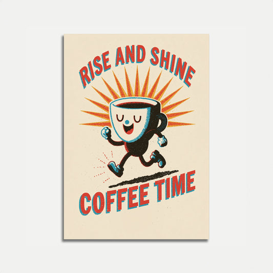 Cartel de la Hora del Café: ¡A levantarse!