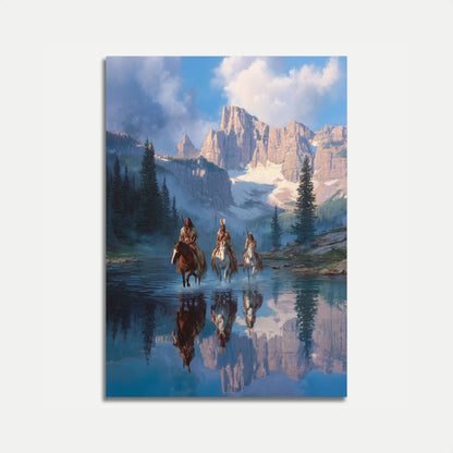 Mountain Spirit Riders Poster